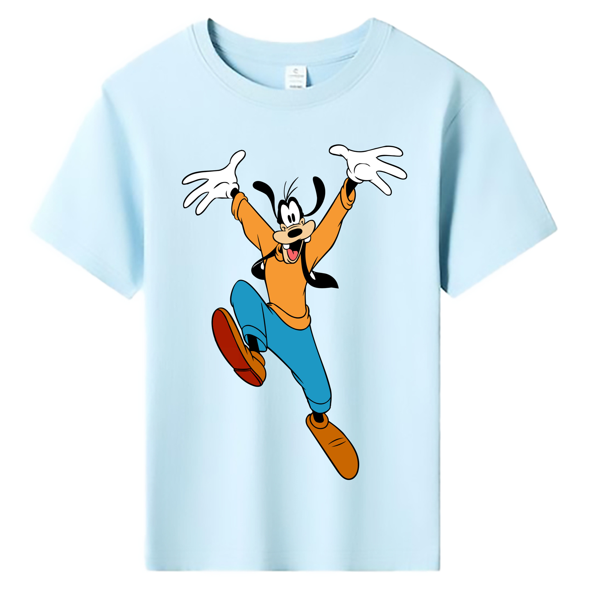 ミッキーマウス Mickey Mouse 綿100％キッズTシャツ（フロントプリント）
